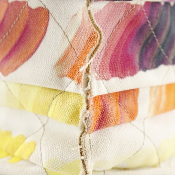 CHANEL White Coco Mark Tote Bag - Picture 9 of 11